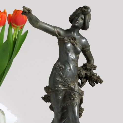 Jugendstil figur frau mädchen - jugendstil,