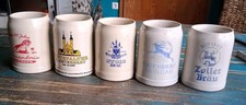 Sammlung mit 5 Bierkrüge