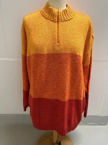 Orange bunt gestreifter - orange/bunt,