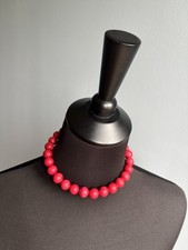 Modeschmuck Kette Choker Rot