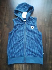 Converse Damen Lauf Kapuzen Weste Sport Wandern Pullover Hoodie Gym Yoga Neu S