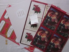 Set 5 - KANBAN 3D Stanzbogen und Hintergrundpapier -Weihnachten – Bastelbogen