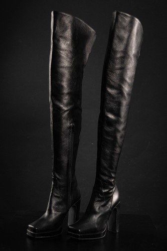 Overknee stiefel nappa - stiefel, leder