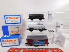 3x Roco H0 DC Freight Car DB