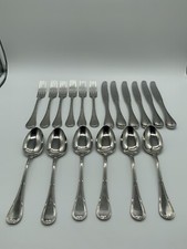 WMF Cromargan Louis XIV Kreuzband Menü- Speise- Tafelbesteck 6 Personen 18 Teile