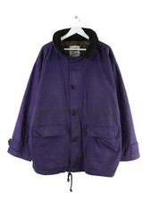 Vintage 90s wachs jacke lila - wachs, l