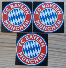 3 Aufkleber Sticker Bayern München Logo Wappen Emblem ca. 6 x 6 cm