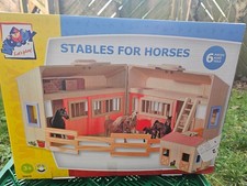NEU und OVP: Holz Pferdestall