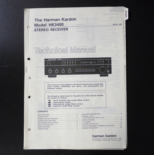 Original harman kardon hk3400 - original,