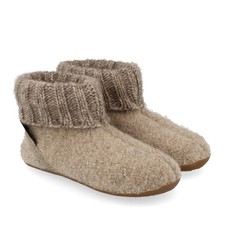 Haflinger Hausschuh Hüttenschuh Everest Karlo Unisex Schurwolle Gummisohle