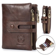 Herren Damen Geldbörse Echt