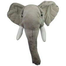Wild & Soft XL Elefantenkopf Dekokopf 45cm Gebraucht Elefant