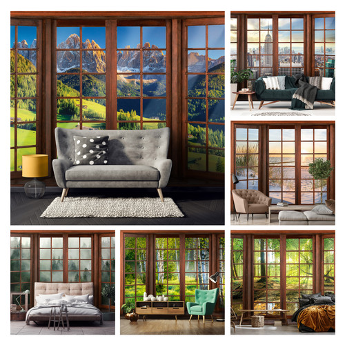 Fenster wald strand - fenster,