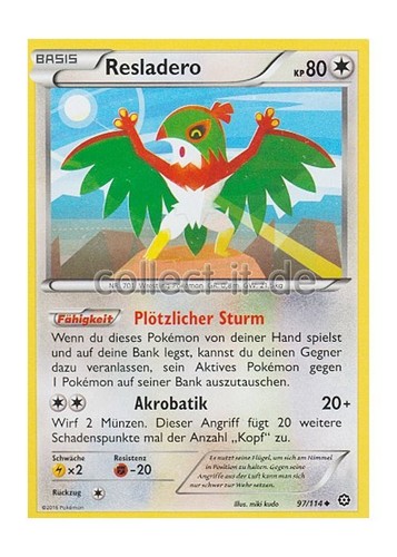 Pokemon 114 resladero xy - pokemon,