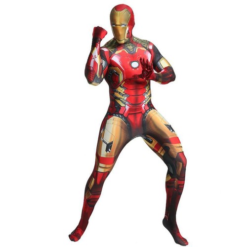 Iron man kostüm - kostüm, gelb