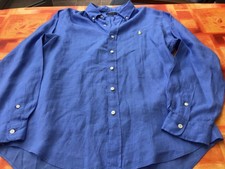 Ralph Laure Leinenhemd blau