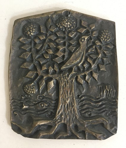 60er bronze wandbehang - wandbehang,,