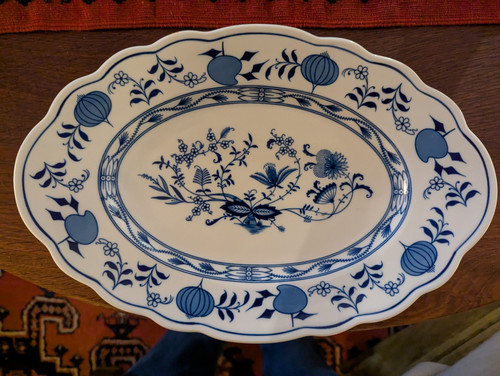 Zwiebelmuster servierplatte - zwiebelmuster,