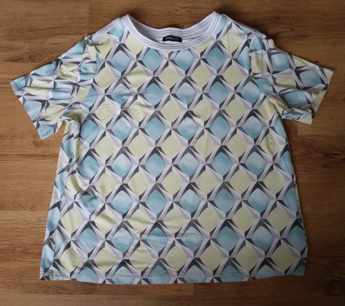 Shirt gelb türkis - , weiß