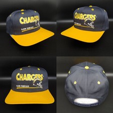 Vintage Snapback Cap San Diego Chargers Eastport ~ Deadstock ~ NEU/Topzustand #1