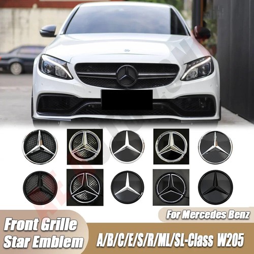Mirror front grille emblem - mirror,