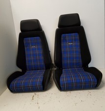 RECARO SITZE NAPPA-LEDER-STOFF FÜR OPEL-VW KÄFER-T2-T3 UND OLDTIMER NEU BEZOGEN