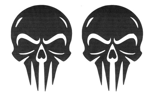 Totenkopf skull sticker - totenkopf, 2x
