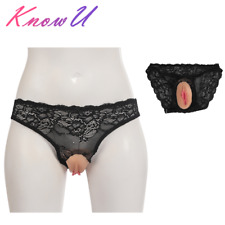 KnowU Spitze Falsche Pussy Hose Realistisch Fake Vagina Cosplay Cross dressing