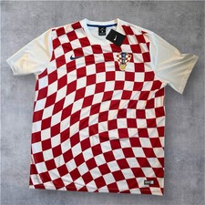🇭🇷 Kroatien 2016 Heimtrikot XL Nike Dri-Fit neu mit Etikett | Schachbrettmuster