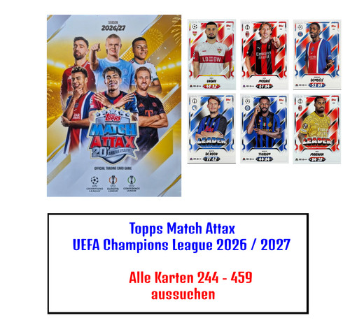 Topps match attax - attax, champions