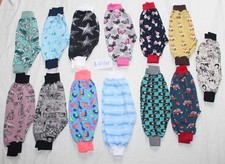 Pumphose Hose Gr 62/68 Handarbeit verschiedene Muster Baumwolle Jersey Neu