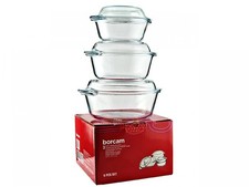 Auflaufformen Set Glas rund