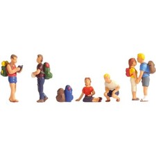 Noch 15873 Wanderer, 6 Figuren und Zubehör H0 + Neu