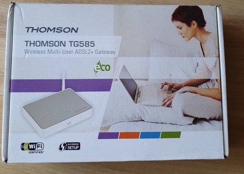Thomson tg585 modem - -, router
