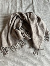 Zara Schal Beige Creme Braun