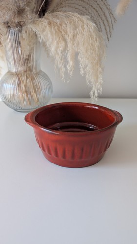 Vintage auflaufform rot - vintage,