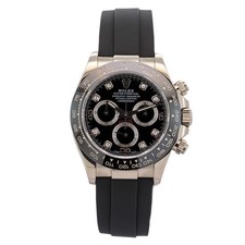 Rolex Daytona 116519LN Weißgold Black-Diamond Dial Oysterflex AVS18773