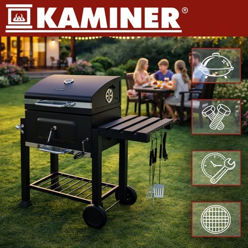 Top xxl holzkohlegrill - top,