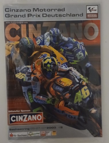 Rennprogramm cinzano motorrad - rennprogramm,