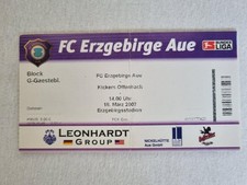 Sammlerticket FC Erzgebirge
