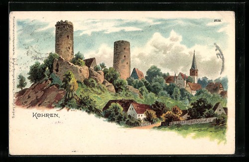 Künstler kohren - künstler-ak,