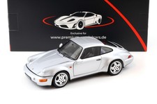 1:18 Norev Porsche 911 964 Carrera 4 WTL 30 Jahre 911 Polar silver - Limited