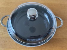 Silit Silargan Professional 28cm Servierpfanne - Anthrazit emailliert Glasdeckel