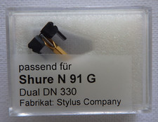 Diamant Nadel für Shure N / M 91 G - Dual DN 340 / 330 in OVP - Nachbau NEU