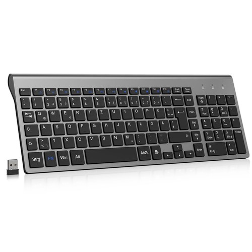 Tastatur kabellos leise - tastatur,