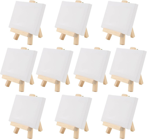 Mini staffelei mit leinwand - mini-staffelei,