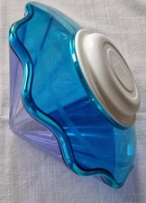 Tupperware Eleganzia Diamant, blau-türkis, mit Frischhaltedeckel für Knabbereien