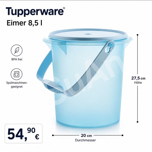 Tupperware eimer dose - eimer,