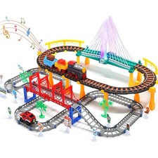 Zug Set Spielzeug mit Schienen