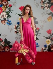 Boden - Sleeveless Fit and Flare - Kleid Satin Anlass - NEU UK 8 EU 36